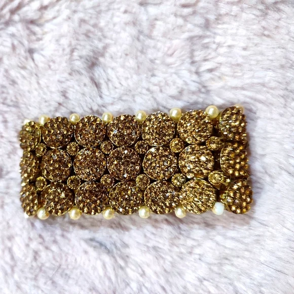 Golden diamond bracelet - Picture 1 of 3